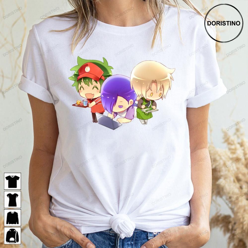 The Devil Is A Part Timer Chibi Limited Edition T-shirts