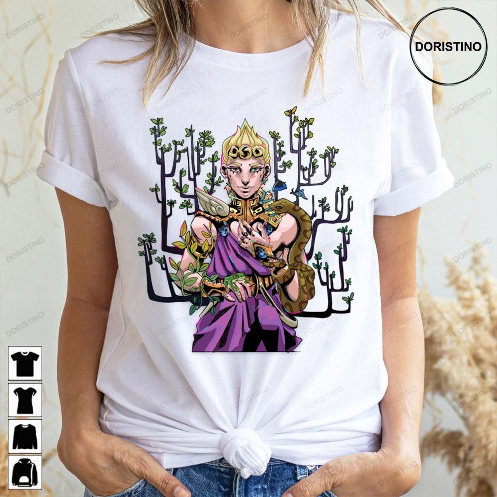 The Flower Stepping Prince Long Golden Wind Awesome Shirts