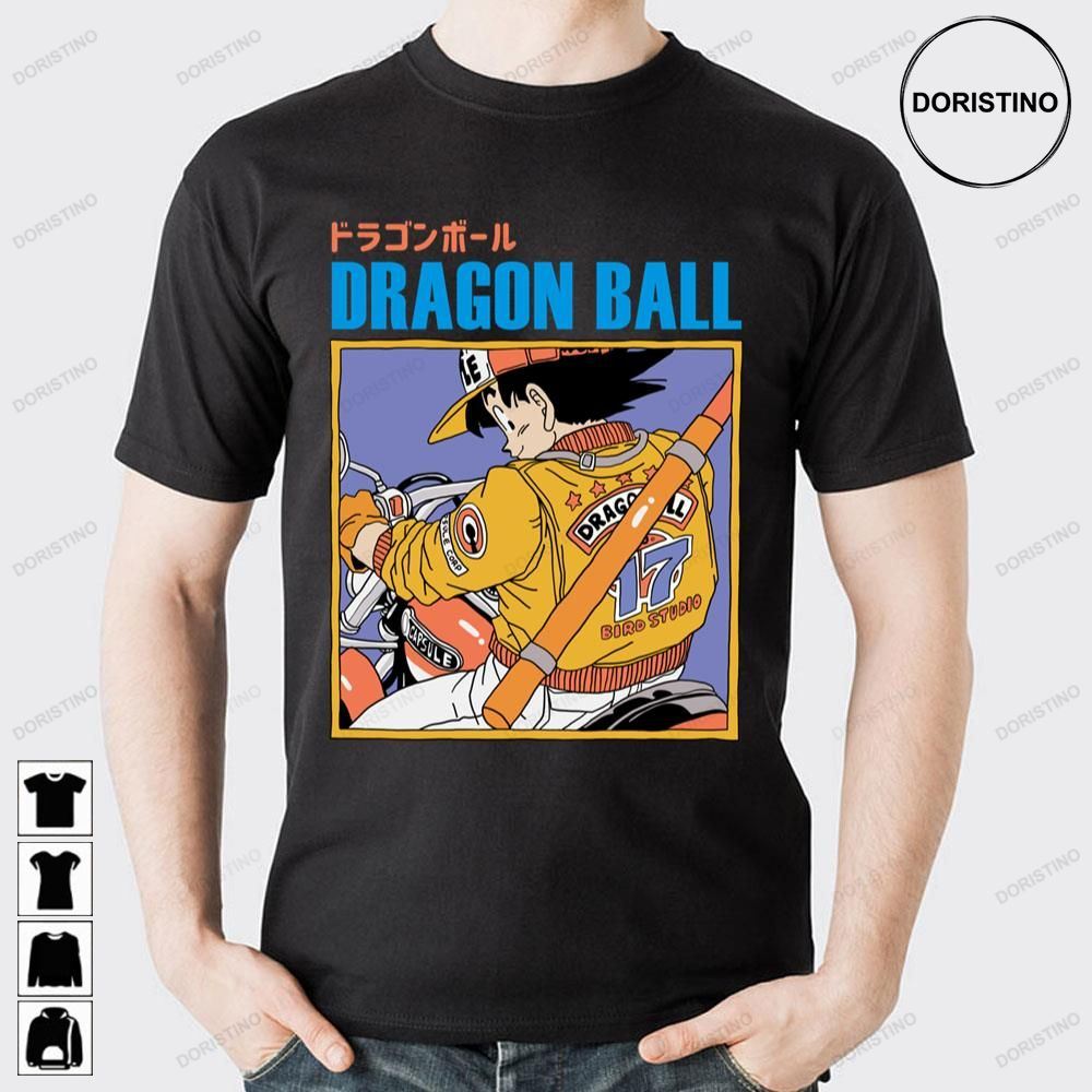 Goku Riding A Motocycle Dragon Ball Trending Style