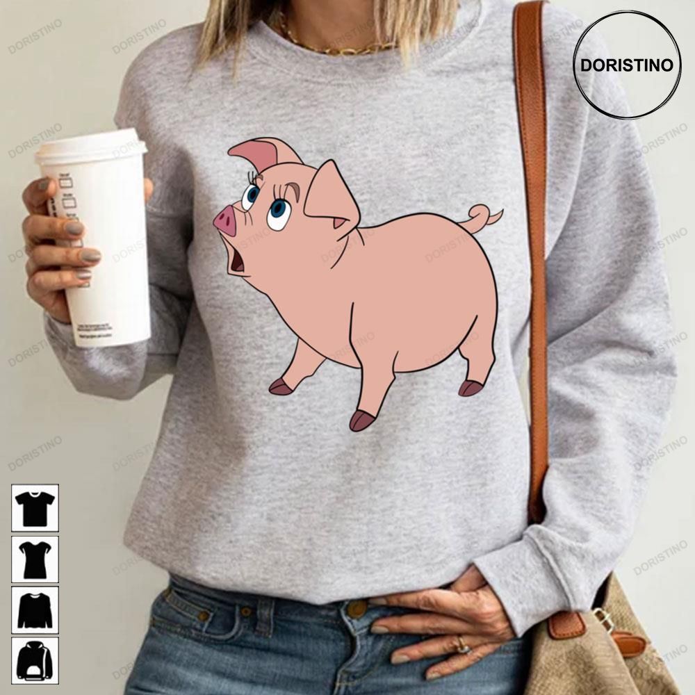 Hen Wen Psychic Pig From The Black Cauldron Limited Edition T-shirts