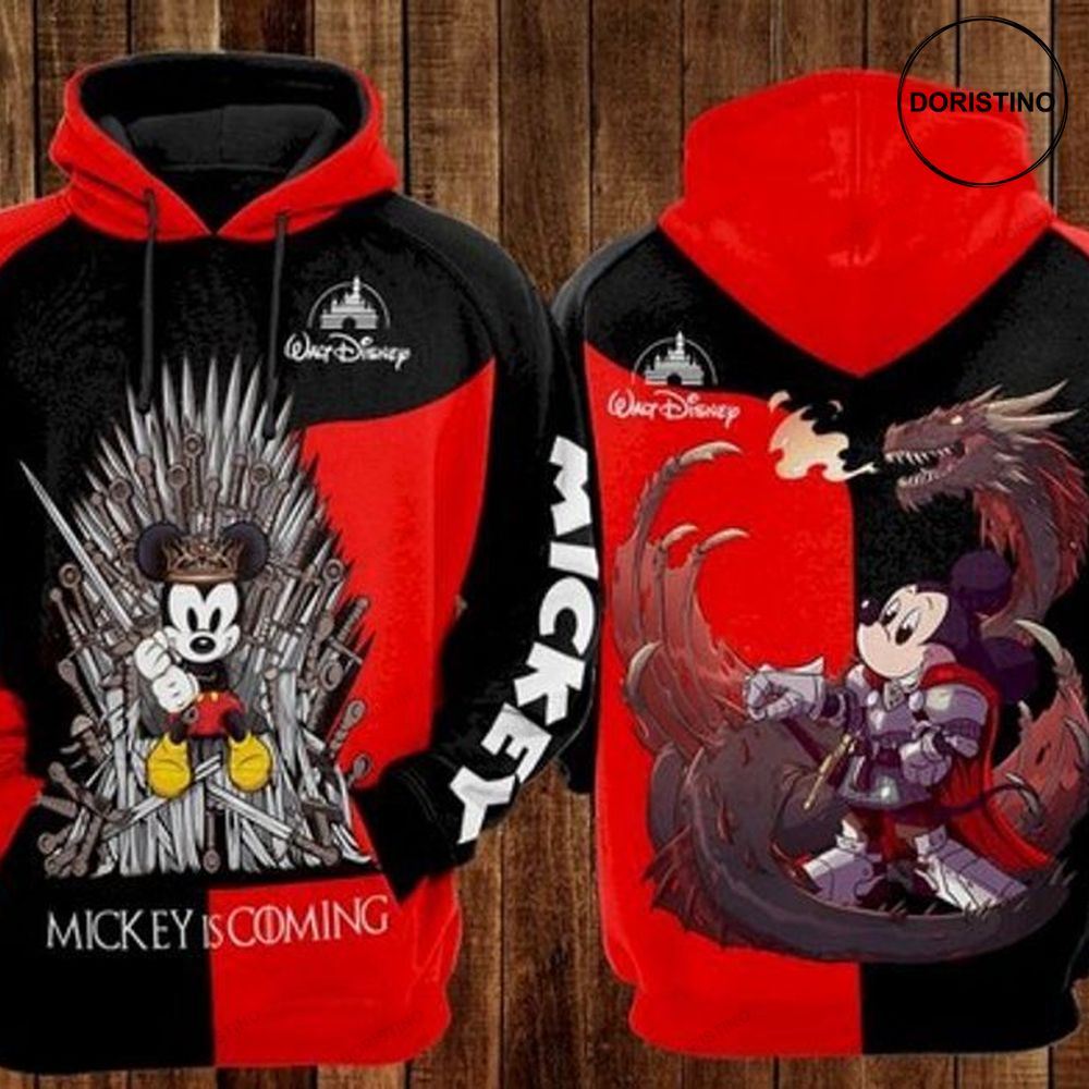 And Minnie Is Coming Dragon Limited Edition 3d Hoodie