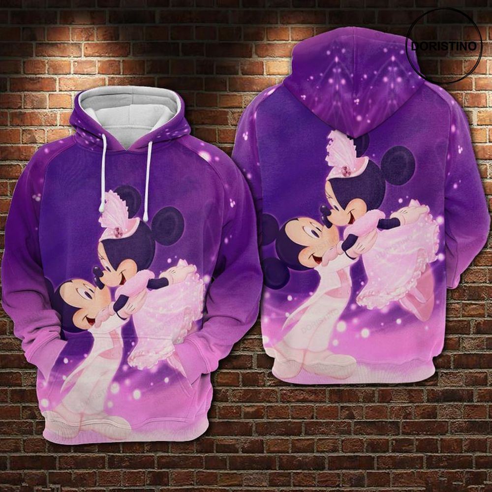 And Minnie Mouse Wedding Limited Edition 3d Hoodie