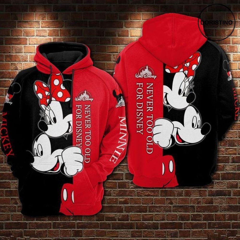 And Minnie All Over Print Hoodie