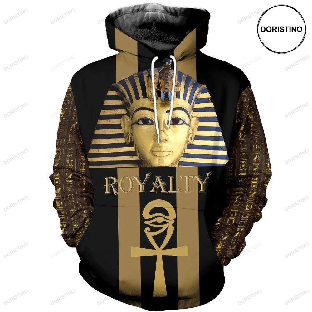 Egyptian King Tut Royalty All Over Print Hoodie