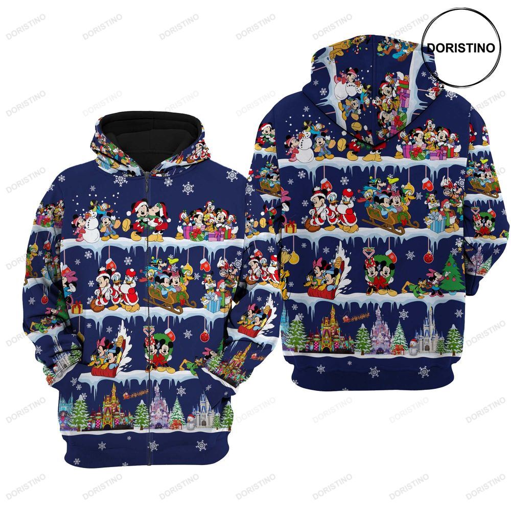 Friends Christmas All Over Print Hoodie