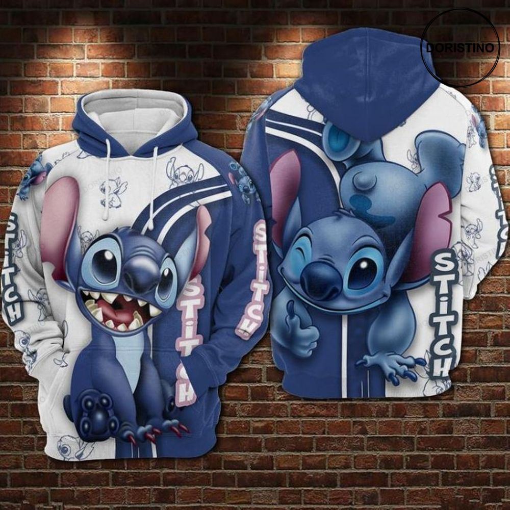 Lilo And Stitch Vii All Over Print Hoodie