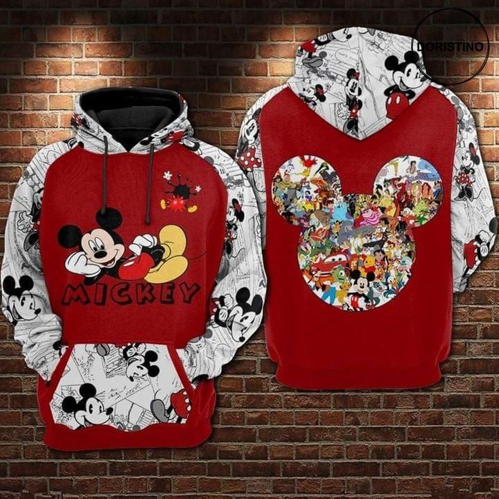 Mouse Cute Lover All Over Print Hoodie