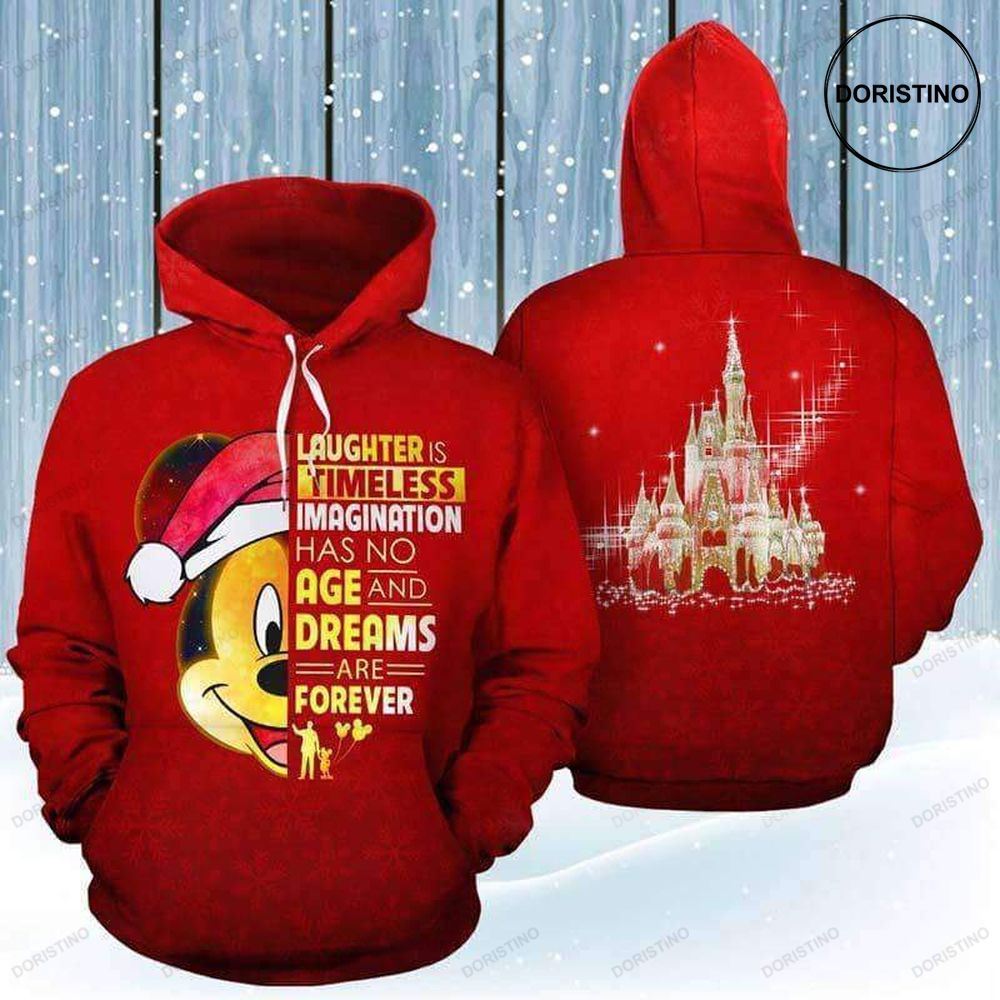 Mouse Face Christmas Quote Awesome 3D Hoodie