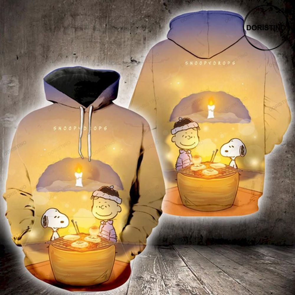 Snoopy Charlie Brown Lover Xii All Over Print Hoodie