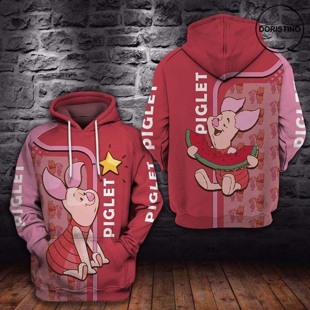 The Piglet Lovers Limited Edition 3d Hoodie