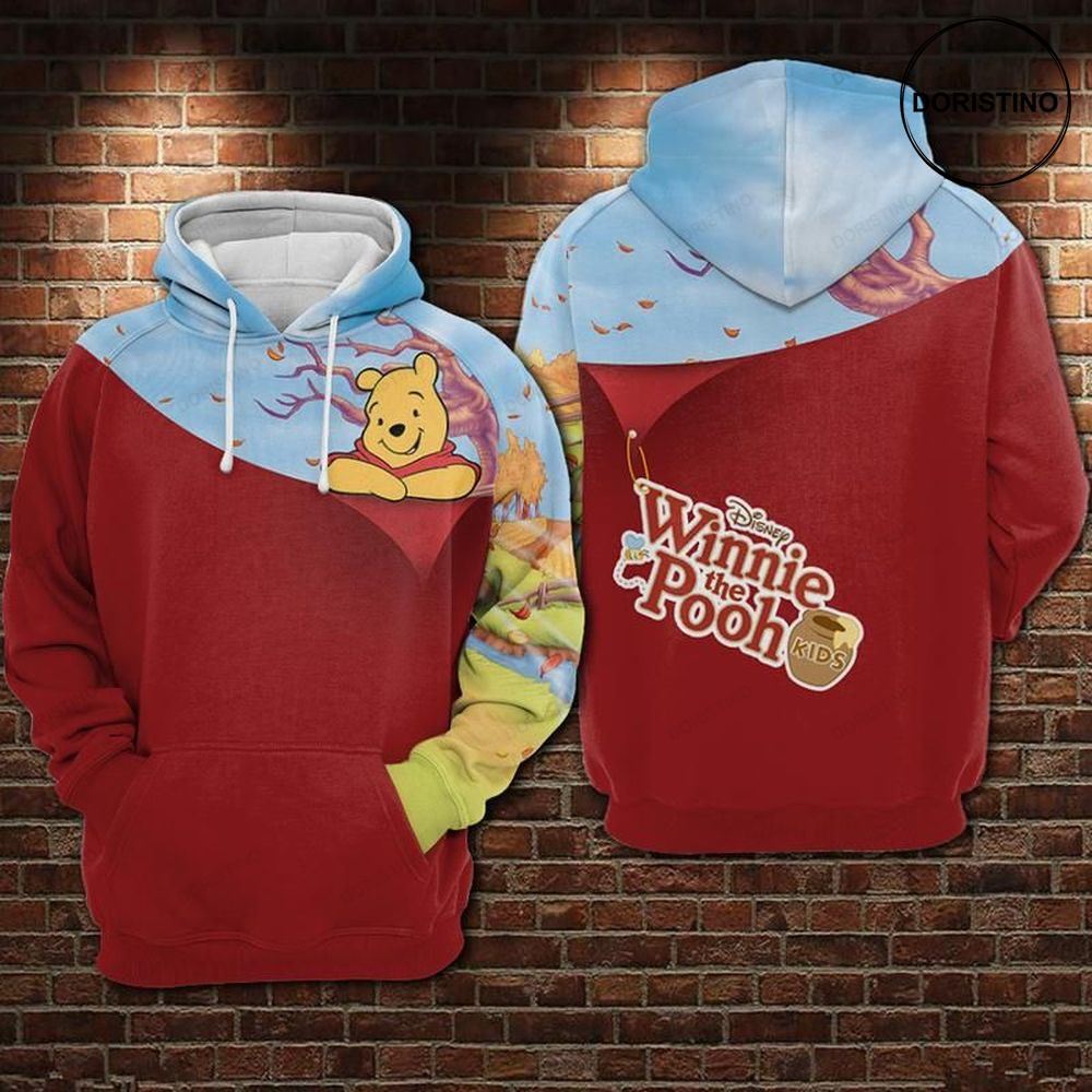 Winnie The Pooh Awesome 3D Hoodie