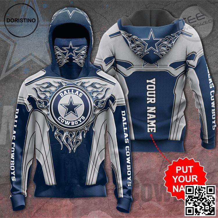 10 Latest Dallas Cowboys 3d 2022 Nfl Clothes All Over Print Hoodie