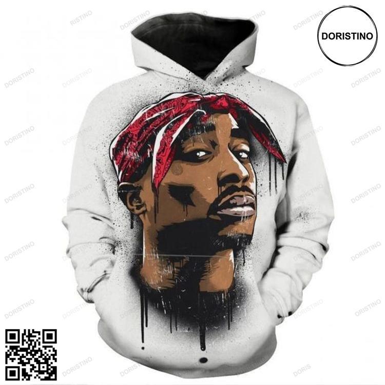 2pac Face Tupac Shakur Awesome 3D Hoodie