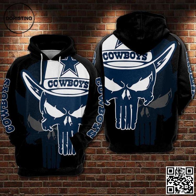 31096-dallas Cowboys Skull S Nfl Champions 2021 Limited Edition 3D Hoodie