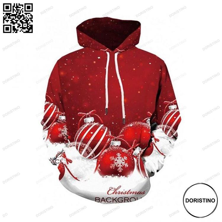 3d Christmas Snowflake Party Blue Limited Edition 3D Hoodie