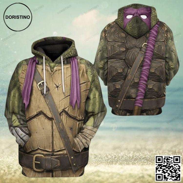3d Donatello Tmnt Don Donnie Purple Cosplay Custom T Limited Edition 3D Hoodie