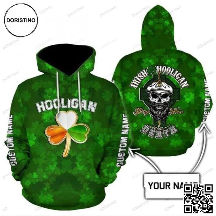 3d Ed Irish St Patrick Day Unisex Custom Name Xt All Over Print Hoodie