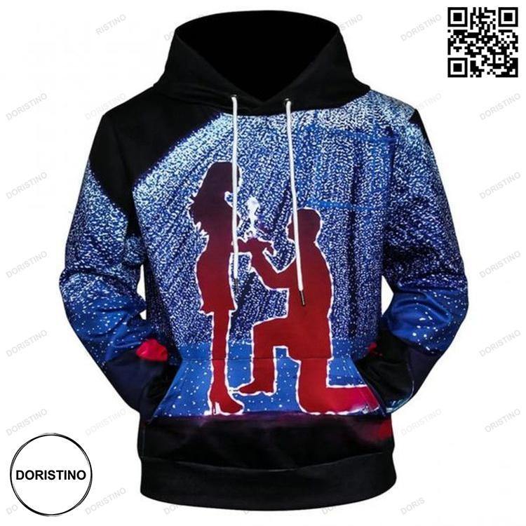 3d Galaxy Lovers Print Valentines Day Limited Edition 3D Hoodie