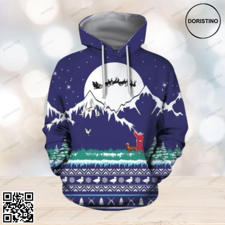 3d Hunting Duck Christmas Awesome 3D Hoodie