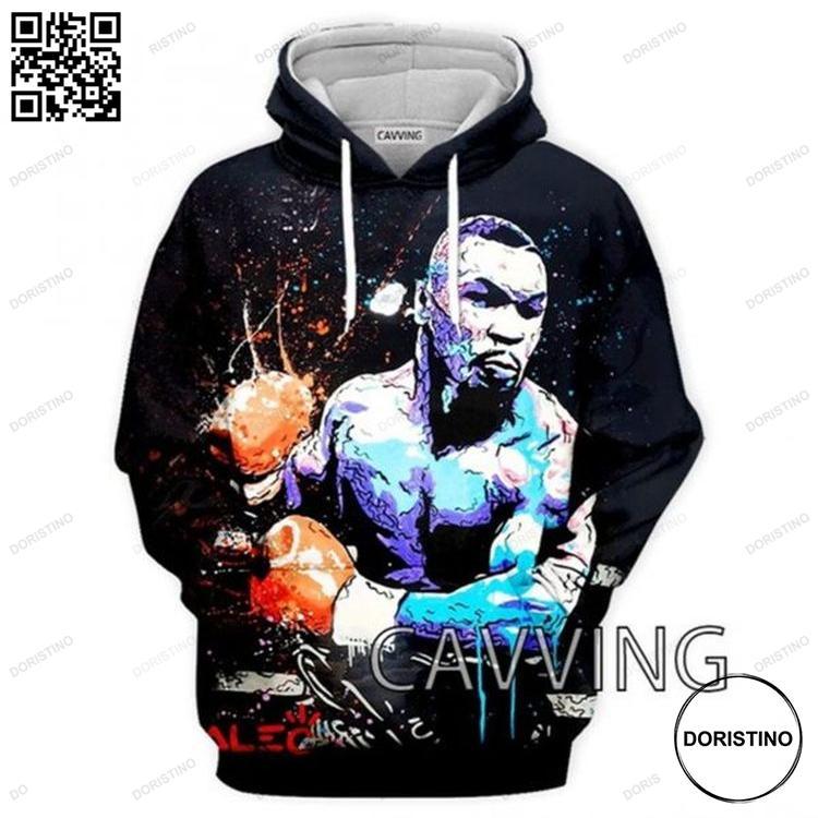 3d Print Mike Tyson Hooded Limited Edition 3D Hoodie