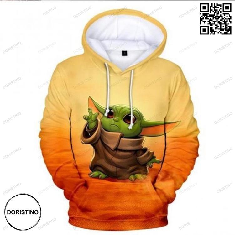 3d Pullover Baby Yoda Awesome 3D Hoodie