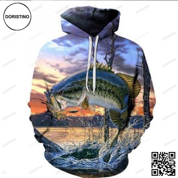 3d Pullover Bass Jumping Out Of Water Limited Edition 3D Hoodie