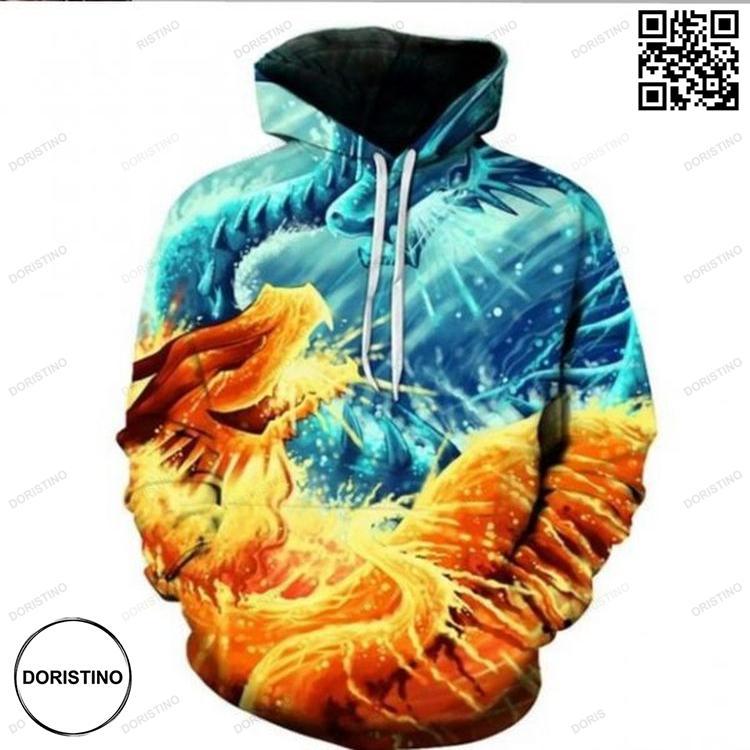 3d Pullover Ice Fire Dragon Limited Edition 3D Hoodie
