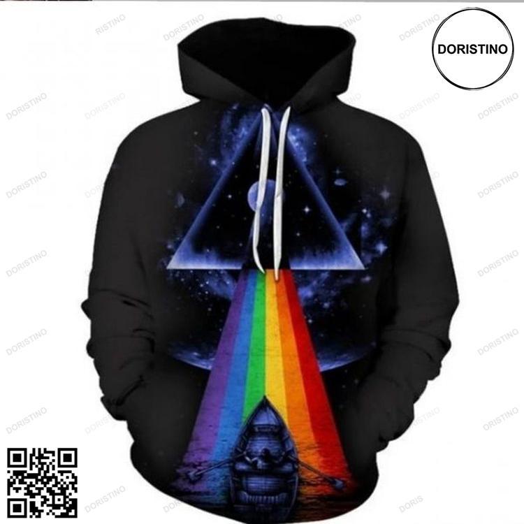3d Pullover Rainbow Bridge To Galaxy Awesome 3D Hoodie