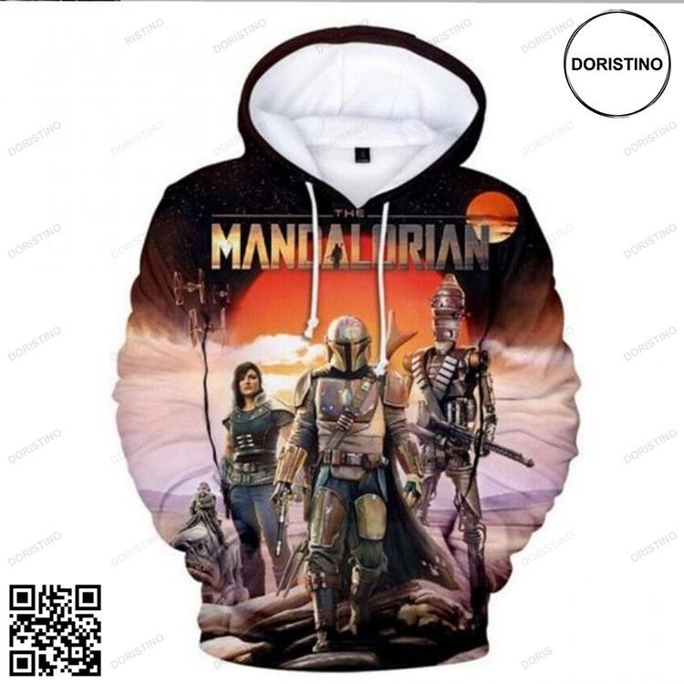 3d Pullover Star Wars Mandalorian Awesome 3D Hoodie