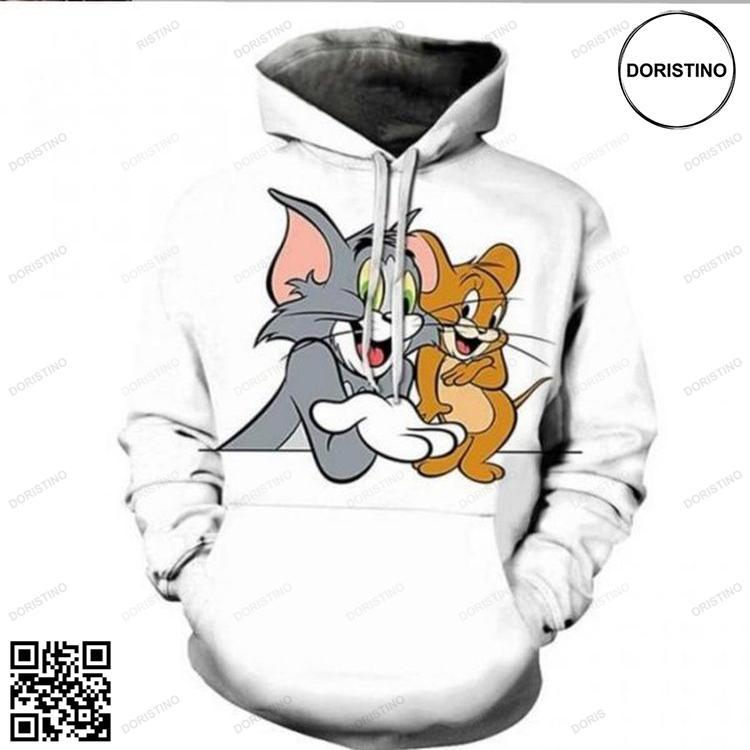 3d Pullover Tom Jerry Cartoon Awesome 3D Hoodie