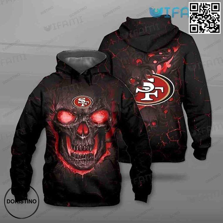 49ers Skull Logo San Francisco 49ers Gift All Over Print Hoodie
