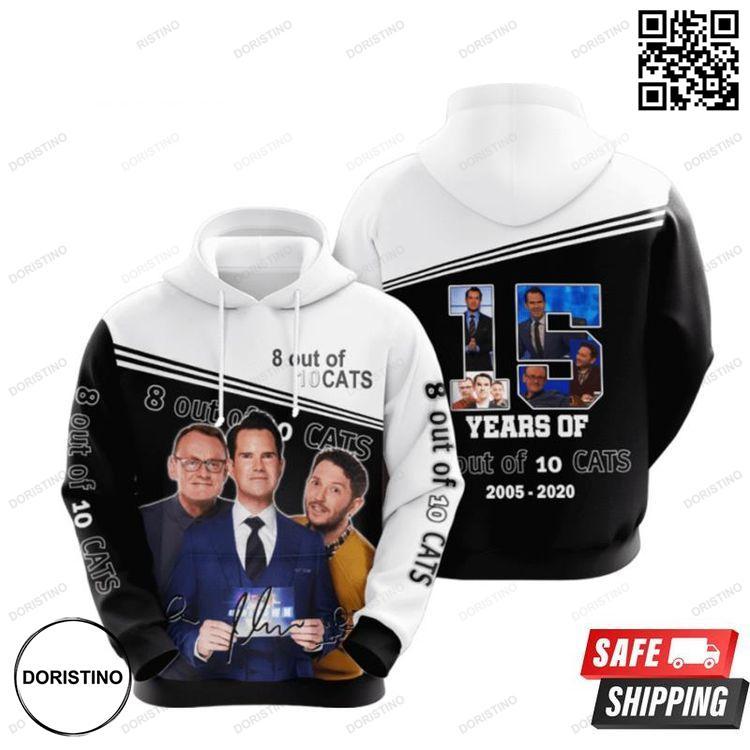 8 Out Of 10 Cats Does Countdown Awesome 3D Hoodie