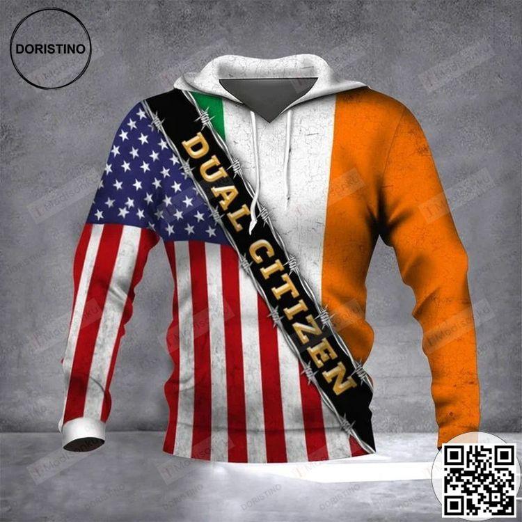 Absolutely Love Ireland Flag Dual Citizen American Irish 3d Awesome 3D Hoodie