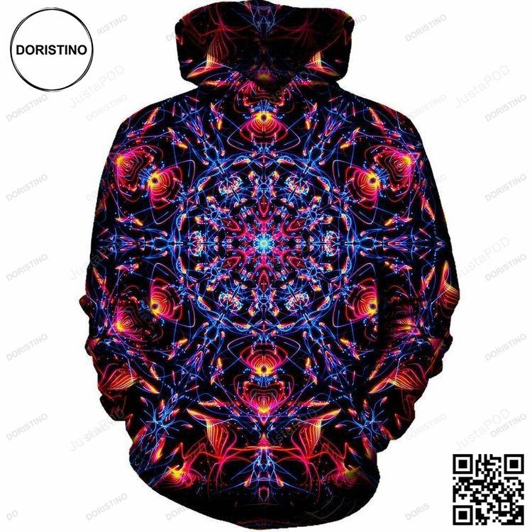 Abstract Design Red 3d Ed Limited Edition 3D Hoodie