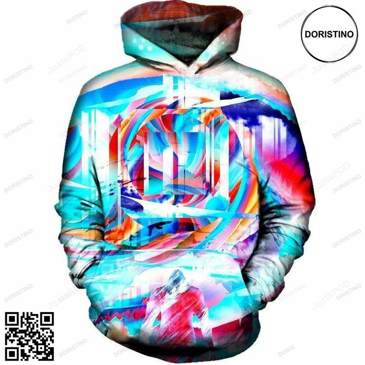 Abstract Square 3d Ed All Over Print Hoodie