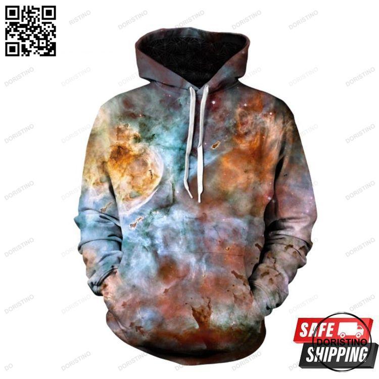 Abstracted Nebula Awesome 3D Hoodie
