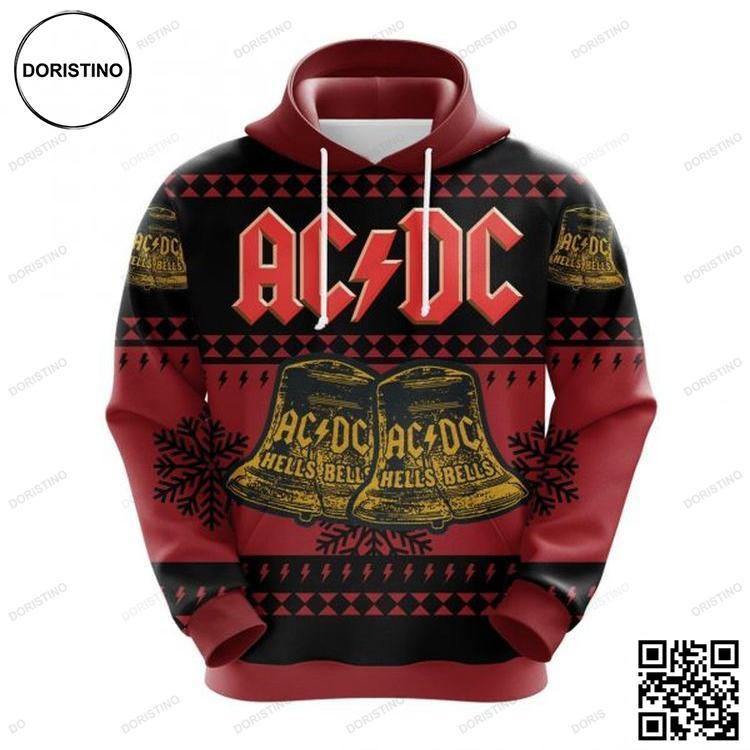 Ac Dc Christmas 2 Cute Noel Mc Ugly Limited Edition 3D Hoodie