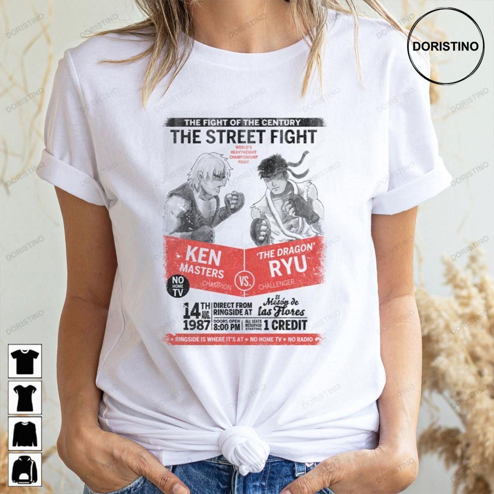 Ken And Ryu The Street Fight Limited Edition T-shirts