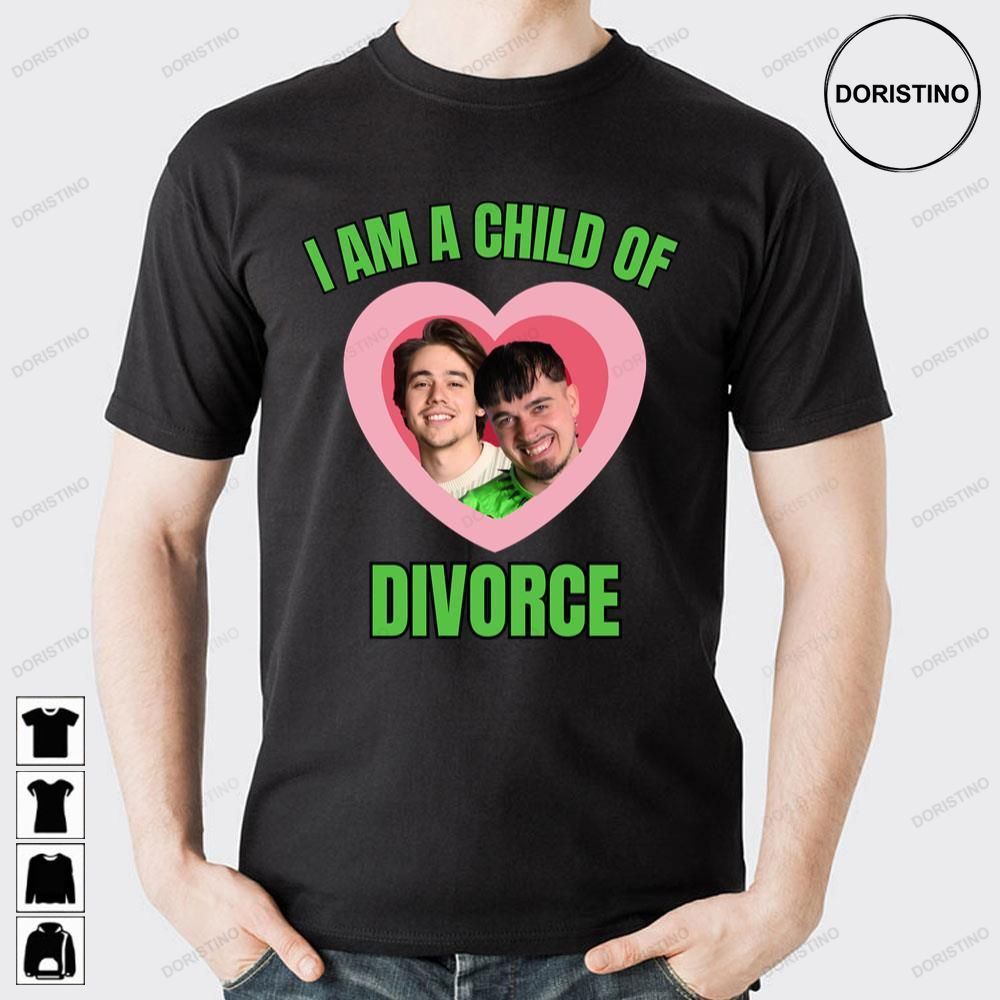 Käärijä And Bojan Joker Out Eurovision I Am A Child Of Divorce Limited Edition T-shirts