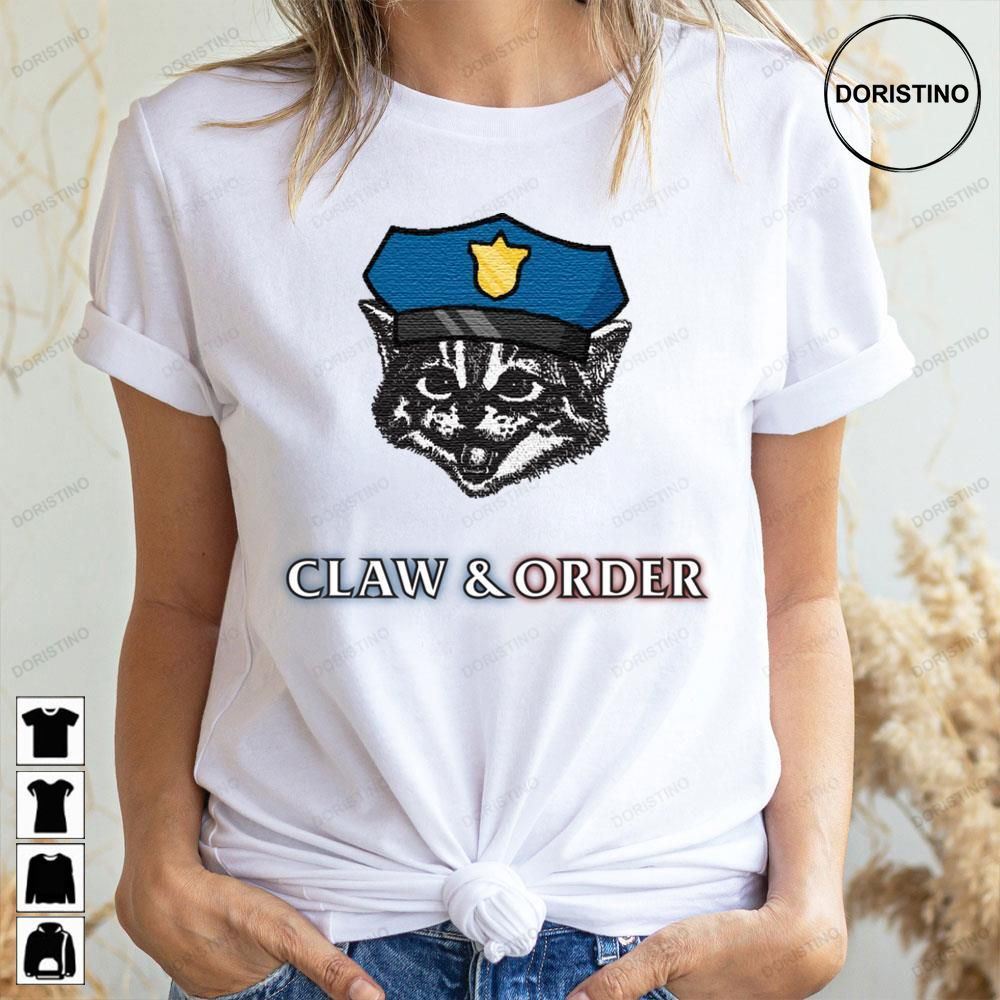 Law And Order Cat Awesome Shirts