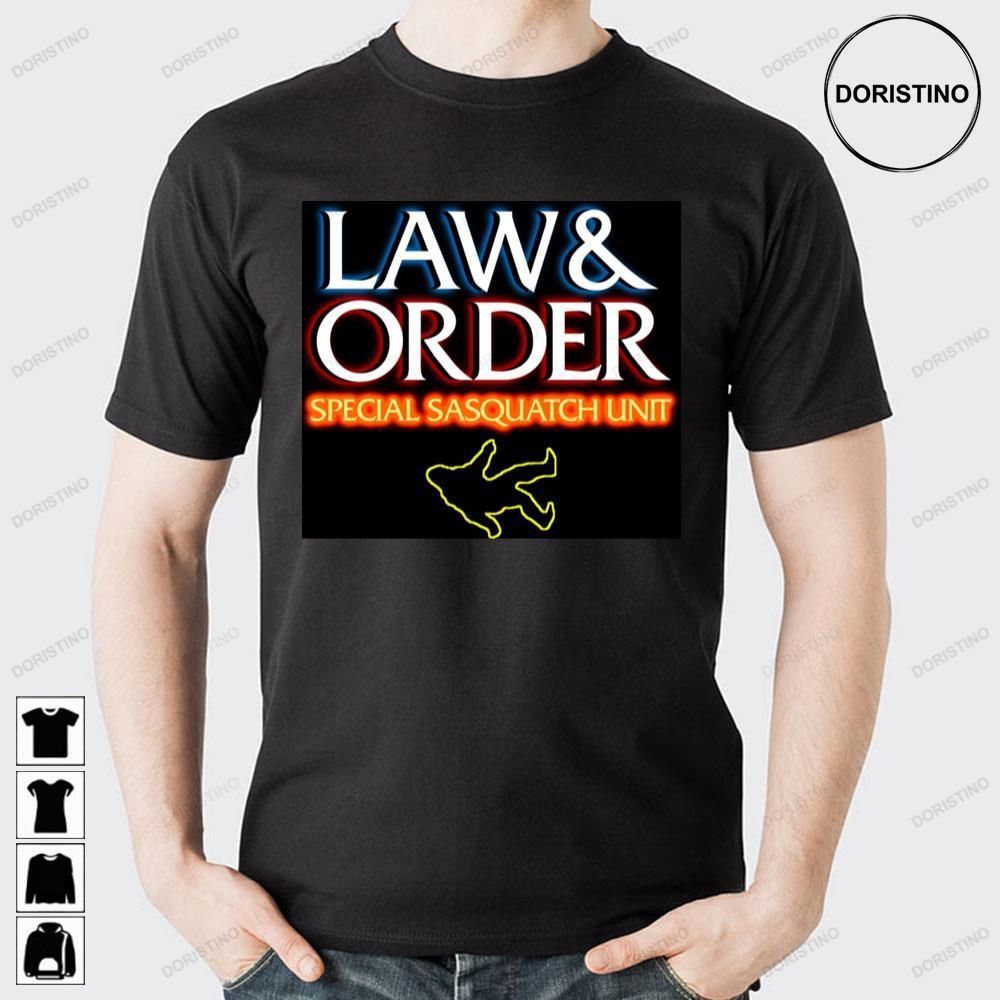 Law Order Special Sasquatch Unit Limited Edition T-shirts