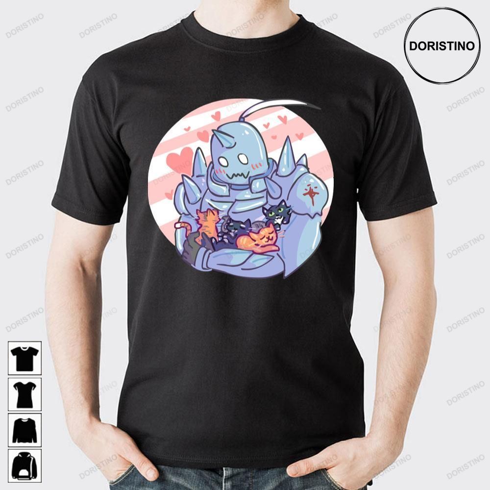 Love Alphonse And Kittens Fullmetal Alchemist Limited Edition T-shirts