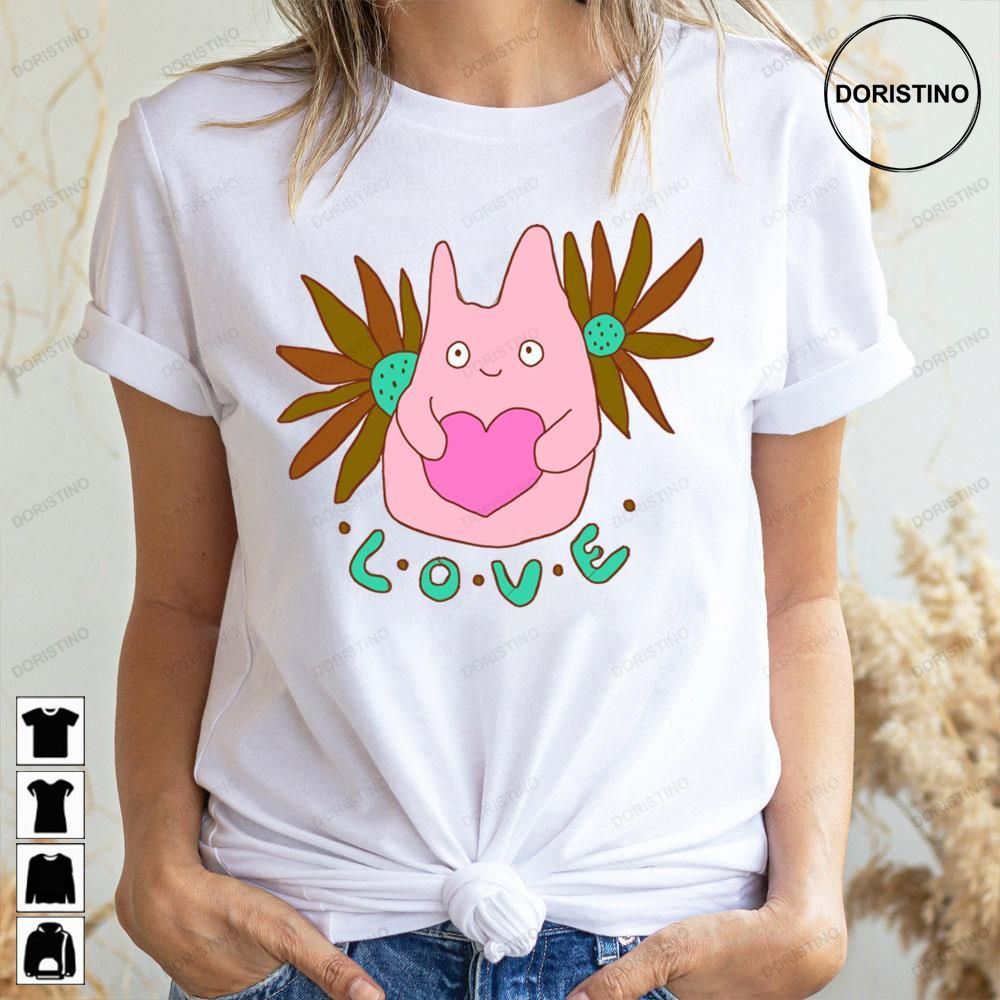 Love Forest Spirit Cute Flowers Totoro Awesome Shirts