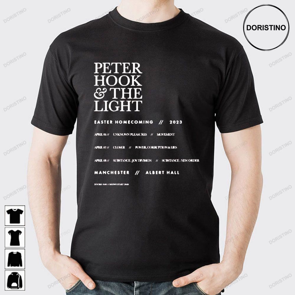 Peter Hook And The Light Homeconing 2023 Tour Red Trending Style