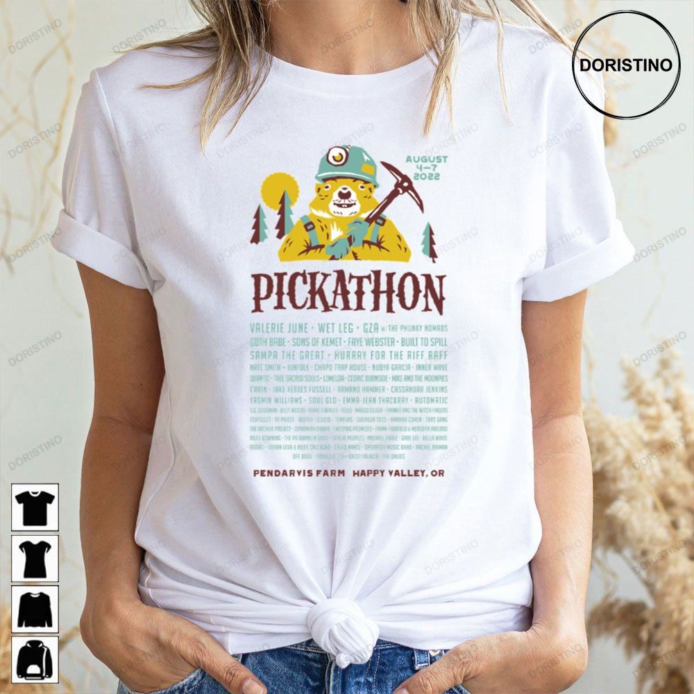 Pickathon 2022 Limited Edition T-shirts