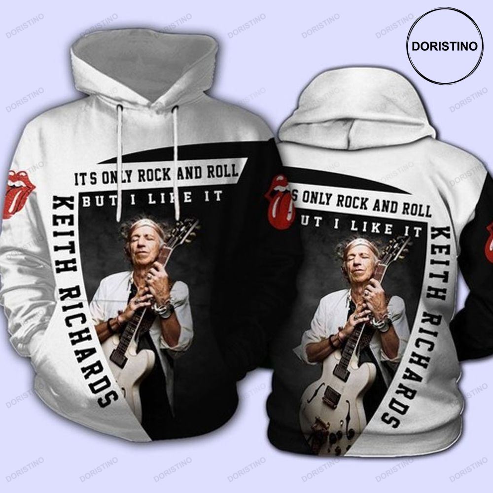 Keith Richards Its Only Rock And Roll But I Like It Ing Limited Edition 3d Hoodie