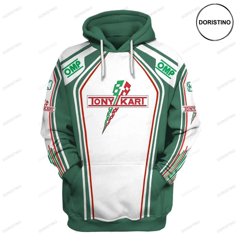 Kz World Champion Tony Kart Gift Racing Logo Brand F1 Style Limited Edition 3d Hoodie