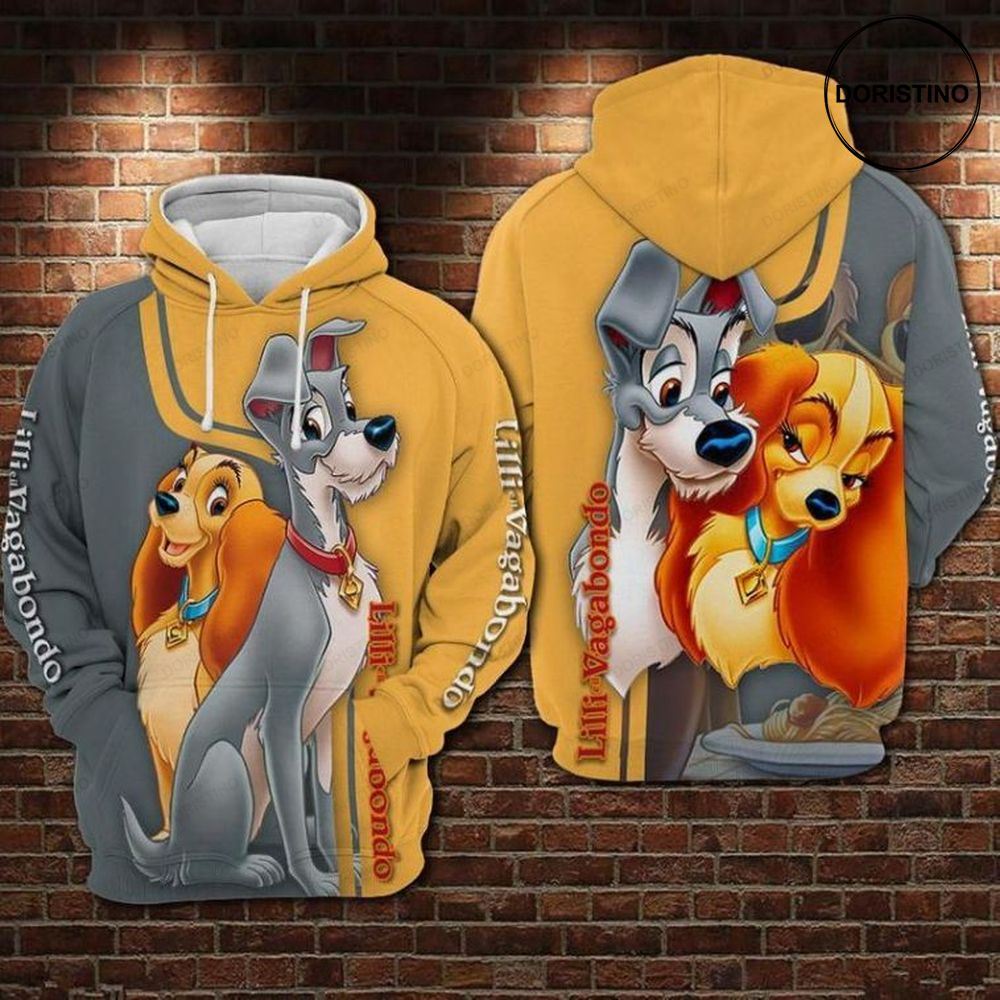 Lady And The Tramp V2 Awesome 3D Hoodie