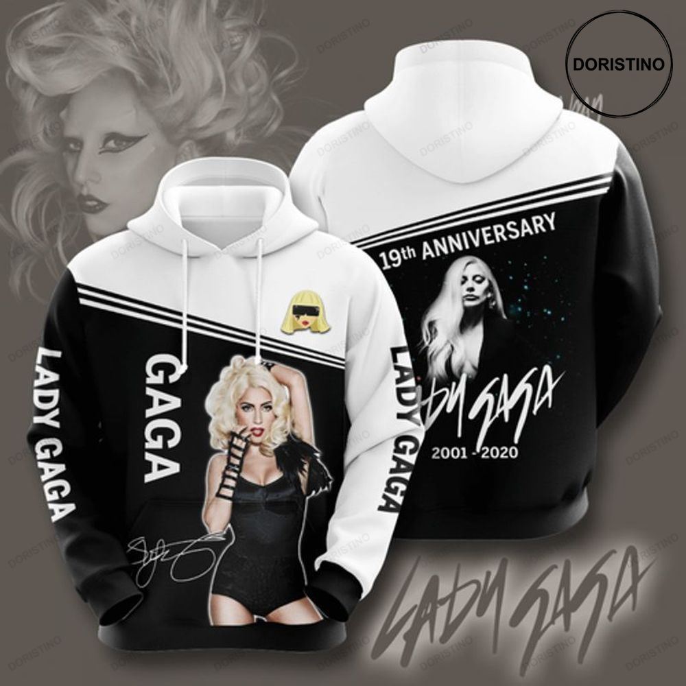 Lady Gaga 19th Anniversary 2001-2020 For Lover All Over Print Hoodie