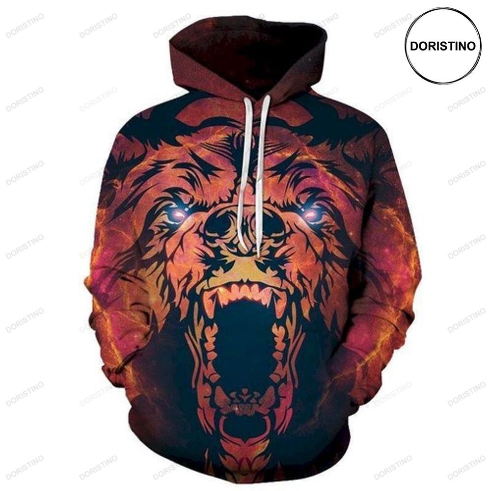 Laser Eyed Red Tiger Limited Edition 3d Hoodie